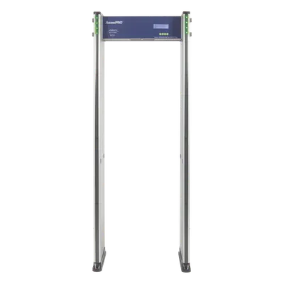 Detector de Metales de 18 zonas/ Uso en Interior/Programación con Control Remoto / Contador de Personas