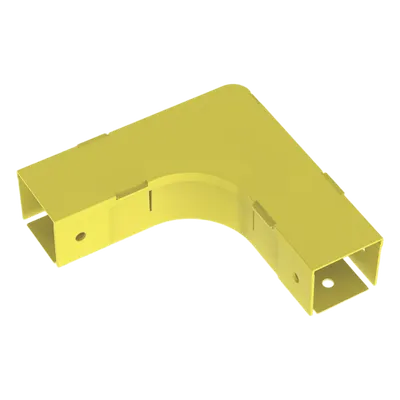Codo horizontal PANDUIT FRA2X2LYL para canaleta FiberRunner 2x2