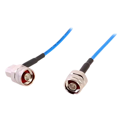 Jumper de Cable Coaxial / 1/8' Diámetro / 1 Metro (3.28 Pies) / N Macho a N Macho A/R / DC-3 GHz / IM3 -155 dBc / UL910 Plenum