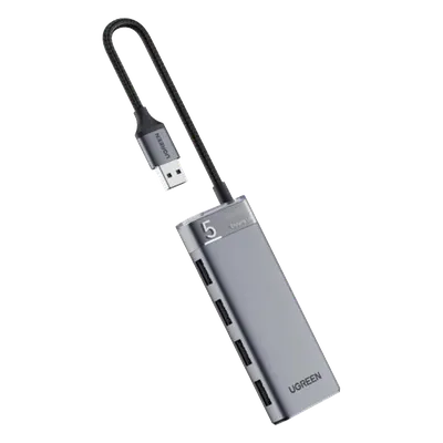Hub USB UGREEN 15548 de 4 puertos USB-A y velocidad de 5 Gbps