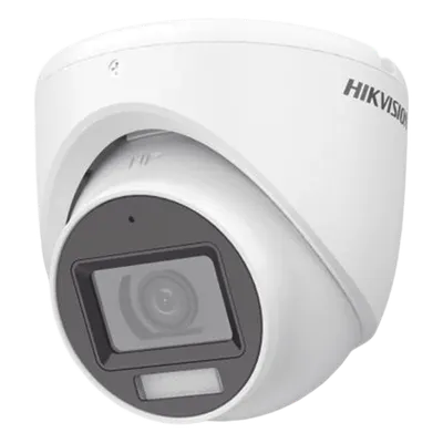Cámara turret Hikvision DS-2CE76D0T-LMFS con audio y Dual Light