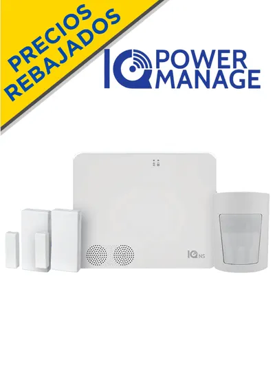 Sistema de alarma QOLSYS IQ4 NS Power Manage Pack con sensores inalámbricos