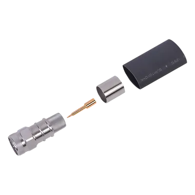 Conector coaxial N macho RF Industries RFN-1006-9L2 para cables LMR-600