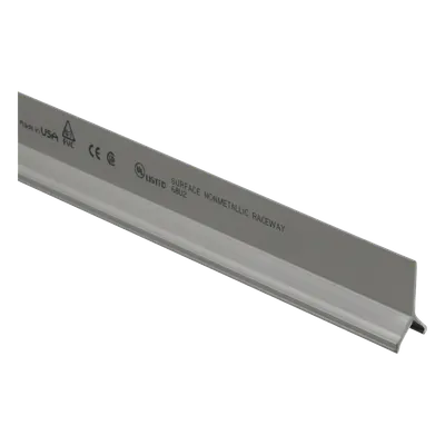 Divisor para uso con canaletas T70, Material PVC Rígido, 2.4 m de Largo, Color Gris Internacional