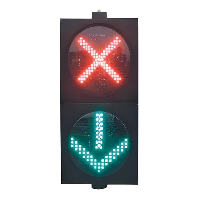 Semáforo LED Doble / Alto y Siga / 81 LEDs de Alta Potencia / 6 W / 110 VCA / -40°C a +80°C / IP Sellado