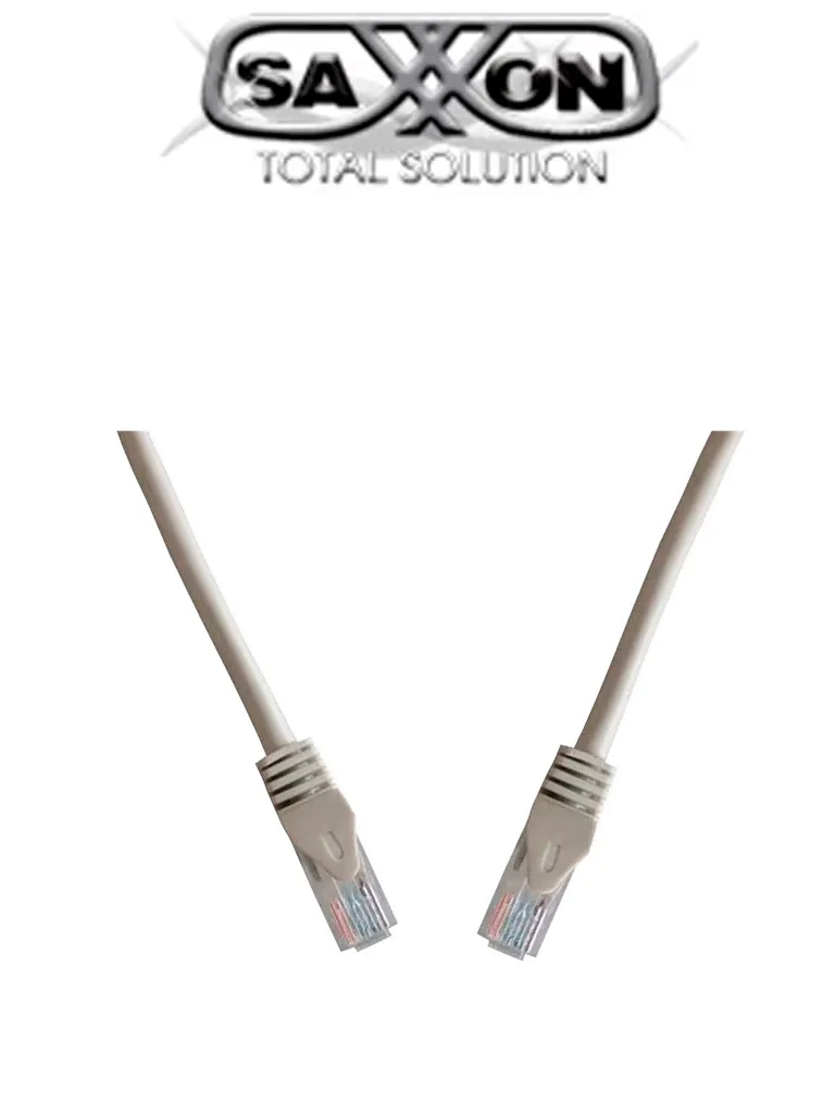 Cable patch cord SAXXON P63UG UTP Cat 6 de 3 metros