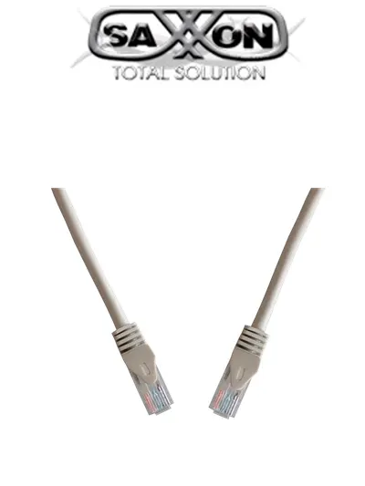 Cable patch cord SAXXON P63UG UTP Cat 6 de 3 metros