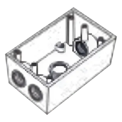 Caja Condulet FS RAWELT RR-0284 de 3/4" con cuatro bocas