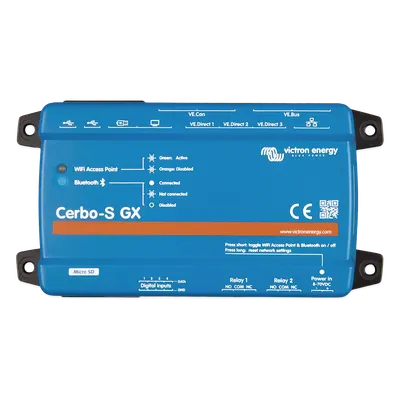 Cerbo-S GX / Centro de comunicaciones / Monitoreo Remoto para Sistemas Victron