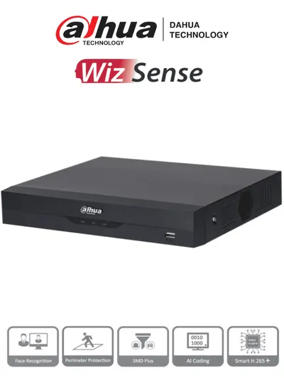 XVR Dahua DH-XVR5108HS-4KL-I3 de 8 canales con funciones WizSense
