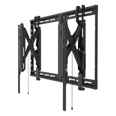 Soporte de Pared Tijera Universal para Pantallas / 49 a 120 pulgadas / Extensión 12.8" (325 mm) / Carga 250 lb (113.4 kg) / VESA 200x100 a 1000x600 mm / Ajuste Post-Instalación