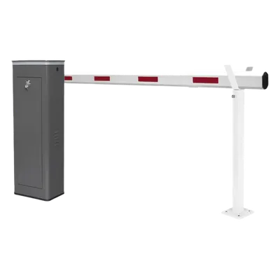 Barrera vehicular AccessPRO KT-XBS-RB con brazo telescópico de 5.5 m