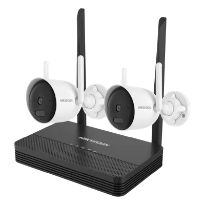 Kit de videovigilancia Hikvision NKS424WBH con cámaras Wi-Fi de 4 MP