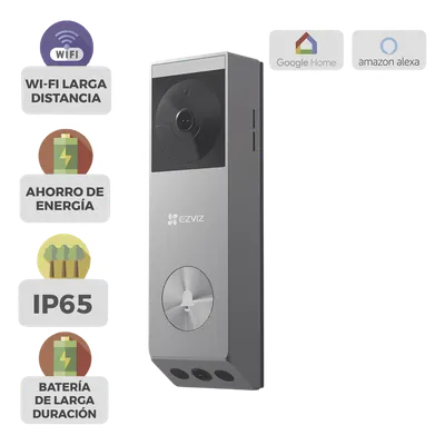 Videoportero IP EZVIZ CS-EP3X con doble cámara y panel solar