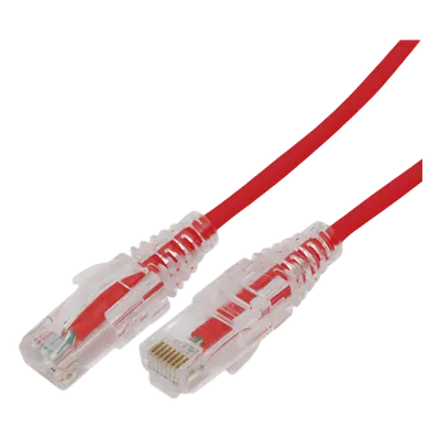 Cable de parcheo LINKEDPRO LP-UT6A-100-RD28 Cat6A rojo de 1 m