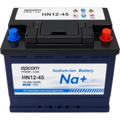 Batería Start-Stop Automotriz / 12 Vcc / 45 Ah / 800 CCA / 540 Wh / 3000+ Ciclos / IP65