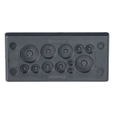 Pasacables Rectangular de Membrana / IP66 / 12 Orificios / Cables 3 mm a 20 mm / 3.39" x 1.42" / 4.8" (121.9 mm) de Largo