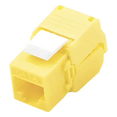 Jack Keystone Cat6 LINKEDPRO LP-KJ-610-TTYE con terminación sin herramientas