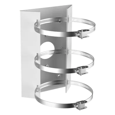 Soporte para poste Hikvision DS-2904ZJ ajustable de acero