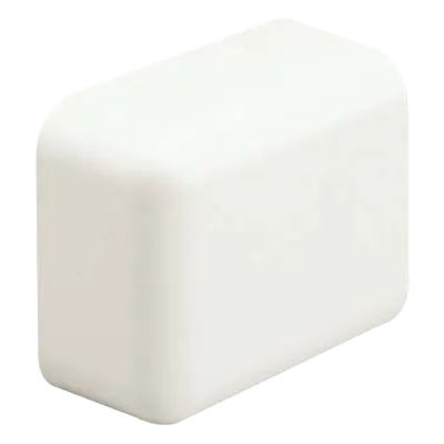 Tapa final Panduit ECF10IW-X para canaleta LD10, en blanco mate