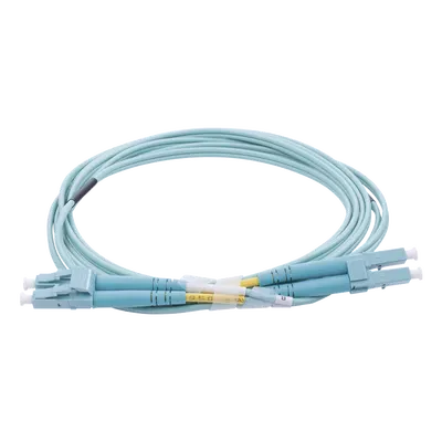 Jumper de Fibra Óptica / OM4 50/125 µm / LC-LC Dúplex / OFNR Riser / 2.0 mm / 2 Metros (6.56 Pies)