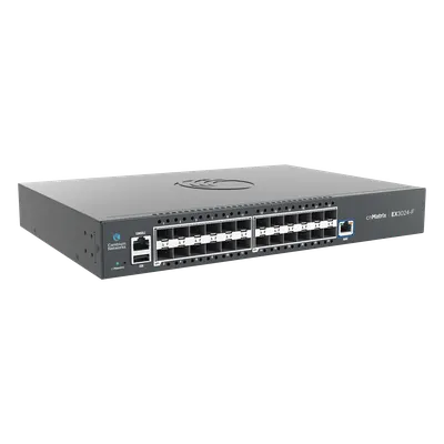 Switch Core/Distribución / 24 Puertos SFP+ 10 Gbps / Capa 2 y 3 / 480 Gbps Throughput / Doble Fuente AC Redundante / 1U Rack