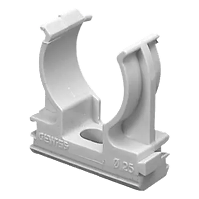 Soporte para tubería GEWISS GW-50-629 de 50 mm para montaje en pared