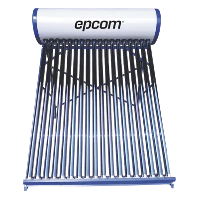 Calentador Solar de Baja Presión / 180 L / 18 Tubos de Vacío / Acero Inoxidable Grado Alimenticio / Resistencia a Granizo 25 mm / Ánodo de Magnesio