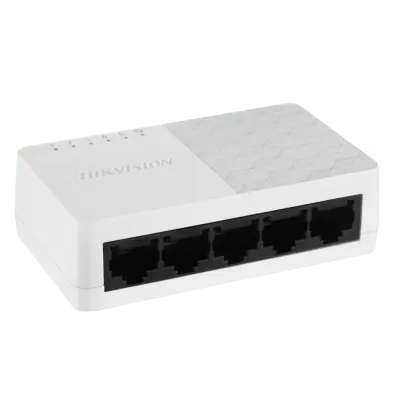 Switch Gigabit HIKVISION DS-3E0505D-O de 5 puertos para escritorio