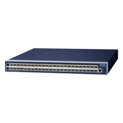 Switch administrable PLANET GS-6320-46S2C4XR con 48 puertos SFP y 4 SFP+