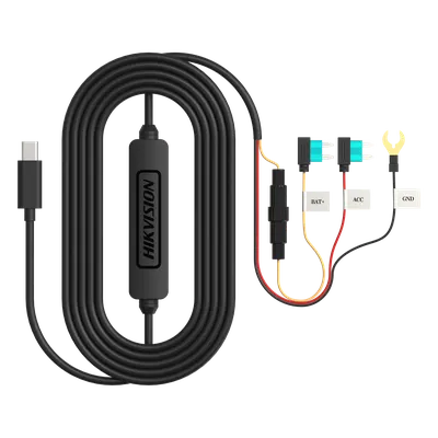 Adaptador para dashcam Hikvision AE-DF7351 con salida miniUSB