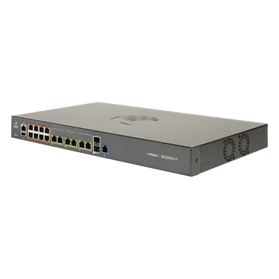 Switch PoE Capa 3 / 16 Puertos / 8x Gigabit 802.3af/at / 6x 2.5G 802.3bt / 2x SFP+ / 240 W / Rack 19" / Cloud