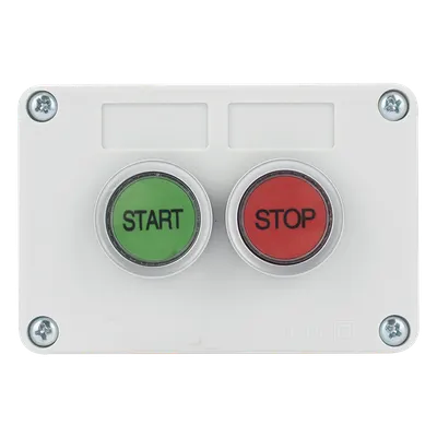 Botonera de control AccessPRO XBS-SW-21 con botones Start y Stop