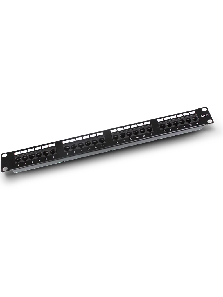 Patch panel SAXXON P197-24N5 Cat 5e de 24 puertos para rack