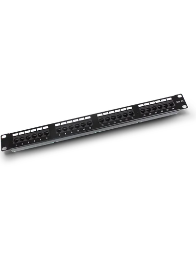 Patch panel SAXXON P197-24N5 Cat 5e de 24 puertos para rack