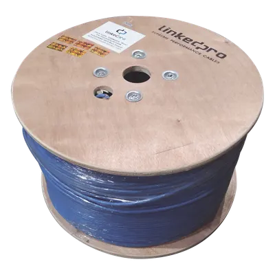 Bobina de cable Cat6+ LINKEDPRO PRO-CAT-6-PLUS/1000M de 1000 m