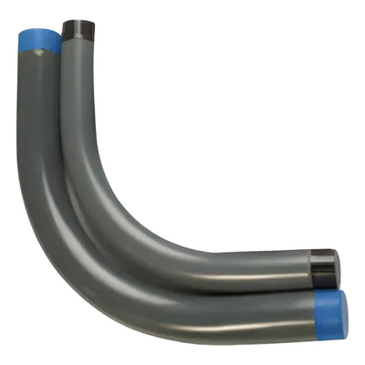 Codo conduit RAWELT CAL-13-PC de aluminio con recubrimiento PVC