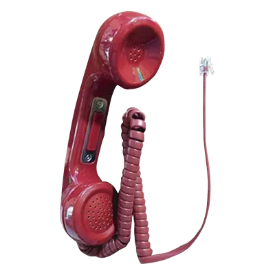 Auricular Telefónico NOTIFIER TELH-1 con Push-to-Talk y Conexión Supervisada