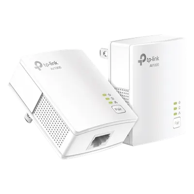 Adaptador Powerline TP-LINK TLPA7017KIT Gigabit de hasta 1000 Mbps