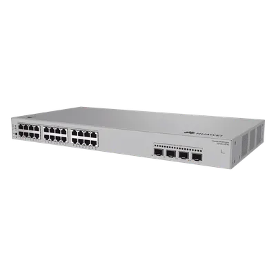 Switch de Acceso Gigabit Administrable PoE Capa 2+ / 24 puertos 10/100/1000 Mbps PoE / 4 puertos 2.5GE SFP Uplink / ERPS / Rutas Estáticas / PoE Perpetuo / 400 W / Administración Nube Gratis
