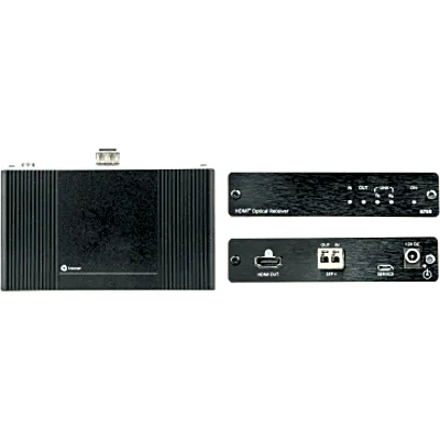 Kit Extensor HDMI 4K60 4:4:4 | Fibra Óptica Multimodo y Monomodo | 18 Gbps | HDCP 2.2 | Latencia Cero | Carcasa Aluminio DigiTOOLS | Ultra Alcance 33 km SM | Kramer