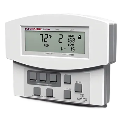 Detector de temperatura y humedad / 4 zonas / -50°C a 150°C / 4 salidas de relé / LCD / 8 eventos de alarma