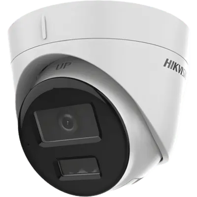 Cámara Turret IP / 4 Megapixel / Dual Light 30 m (98.4 ft) / Lente 2.8 mm / AcuSense Lite / Audio Integrado / IP67 / PoE