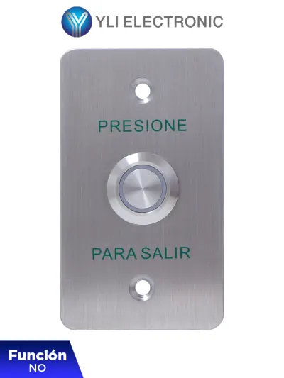 Botón de salida YLI Electronic YWP-880B(LED) con LED e IP68