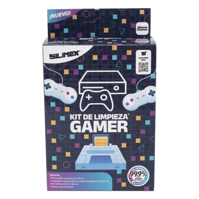 Kit de limpieza SILIMEX KIT-GAMER para consolas y controles