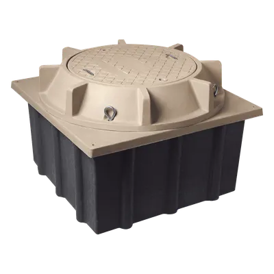 Registro Mini Manhole / 1.22 m x 1.22 m x 0.61 m (4 ft x 4 ft x 2 ft) / 20 Toneladas / Uso Vehicular Pesado
