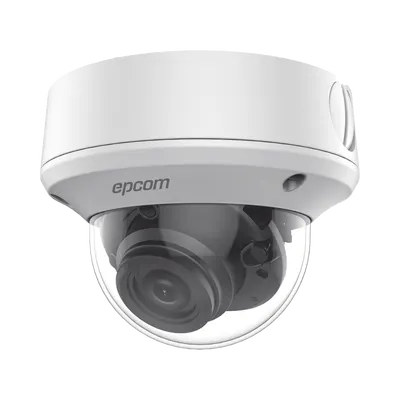 Cámara domo EPCOM PROFESSIONAL D50-TURBO-G2ZW de 5 MP con lente motorizado