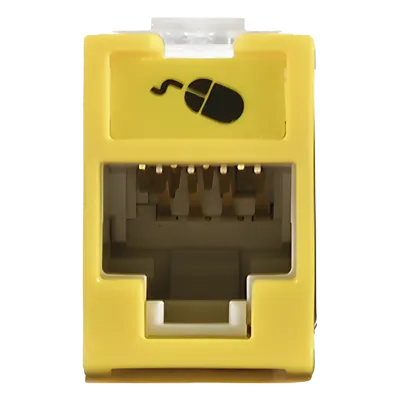 Jack SIEMON U6A-H05NS Cat6A UTP de montaje plano o angulado