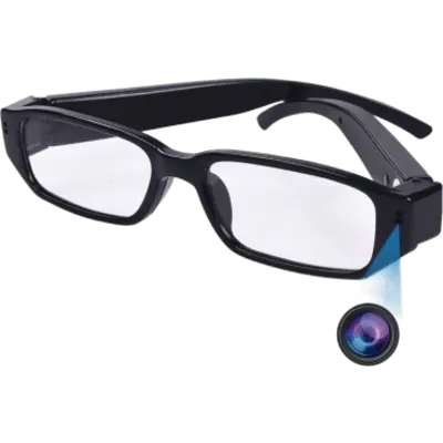 Cámara Oculta en Lentes (Spyce Camera) / Resolución 2 Megapixel (1080P) / Memoria de 8GB / Grabación de Audio y Vídeo / Captura de Fotografías 