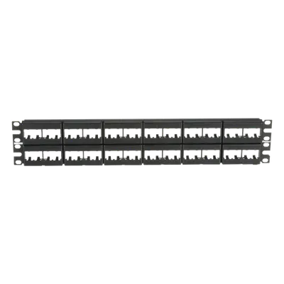 Panel de parcheo PANDUIT CPP48WBLY, 48 puertos Mini-Com y 2 UR